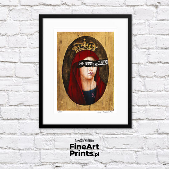 Borys Fiodorowicz, "God Save the Queen". Get a collector's giclée print. In our offer you will find art prints and reproductions of contemporary art paintings. Available only in Fine Art Prints.