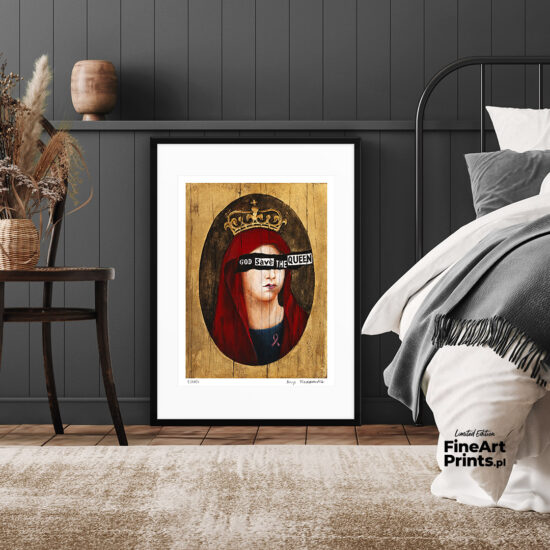 Borys Fiodorowicz, "God Save the Queen". Get a collector's giclée print. In our offer you will find art prints and reproductions of contemporary art paintings. Available only in Fine Art Prints.