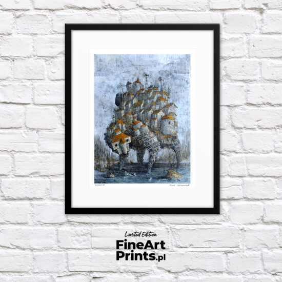 Roch Urbaniak, "Ostatni Wędrowiec". Get a collector's giclée print. In our offer you will find art prints and reproductions of contemporary art paintings. Available only in Fine Art Prints.