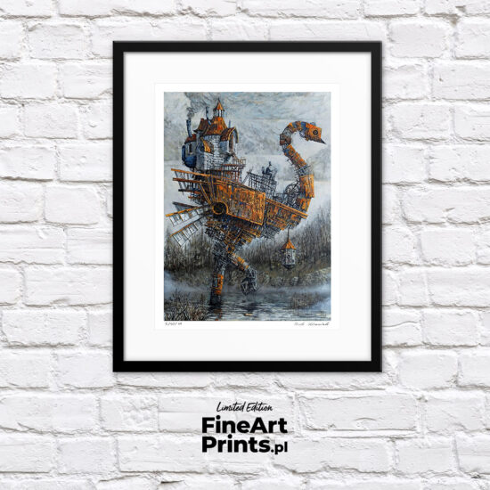 Roch Urbaniak, "Pan Giannada i Zepsuty Świat". Get a collector's giclée print. In our offer you will find art prints and reproductions of contemporary art paintings. Available only in Fine Art Prints.