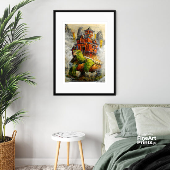 Roch Urbaniak, "Kaiju". Get a collector's giclée print. In our offer you will find art prints and reproductions of contemporary art paintings. Available only in Fine Art Prints.