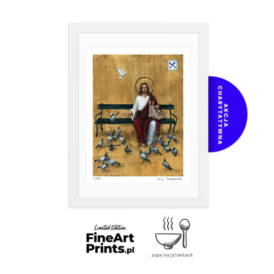 Borys Fiodorowicz, "Jezus na Plantach". Kup print kolekcjonerski (inkografia, giclee, plakat). W naszej ofercie znajdziesz wydruki artystyczne oraz reprodukcje obrazów sztuki współczesnej. Dostępne tylko w Fine Art Prints.