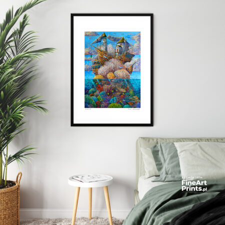 Roch Urbaniak, "Castaway". Get a collector's giclée print. In our offer you will find art prints and reproductions of contemporary art paintings. Available only in Fine Art Prints.