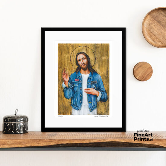 Borys Fiodorowicz, "Jesus Christ. Superstar". Get a collector's giclée print. In our offer you will find art prints and reproductions of contemporary art paintings. Available only in Fine Art Prints.