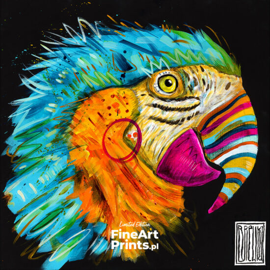 Wojciech Brewka, “Parrot”. Buy collector's giclée print. In our offer you will find art prints and reproductions of contemporary art paintings. Available only in Fine Art Prints.