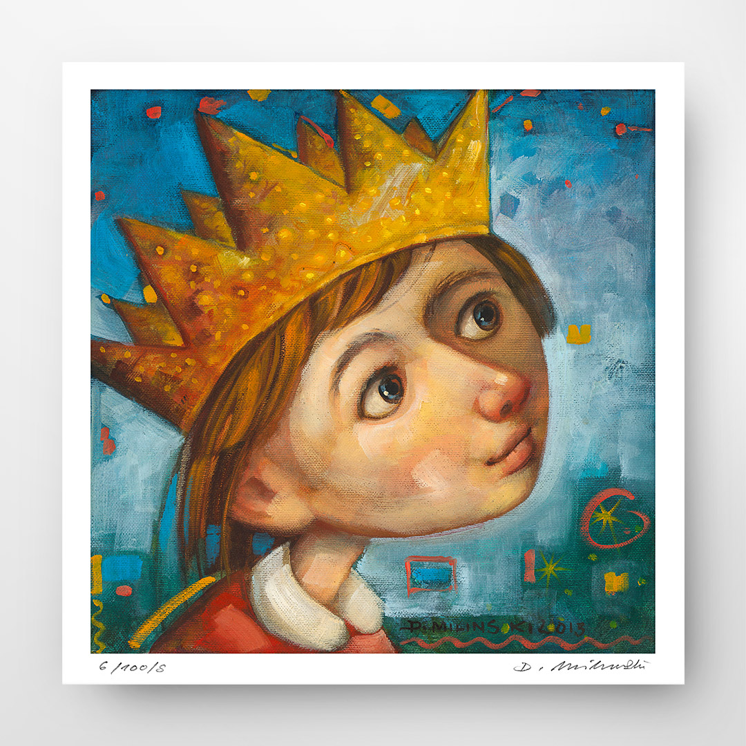 Dariusz Miliński, “King Matt”. Buy collector's giclée print. In our offer you will find art prints and reproductions of contemporary art paintings. Available only in Fine Art Prints.