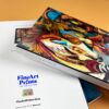 3D Art Notebook - W. Brewka - Twins II - cover spines