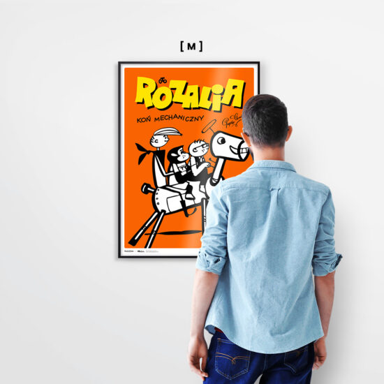 Kolekcjonerski plakat z komiksu Tytus, Romek i A'Tomek - "Rozalia - Koń mechaniczny"