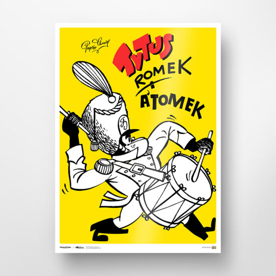 Kolekcjonerski plakat z komiksu Tytus, Romek i A'Tomek - "Tytus Kapelmajster"