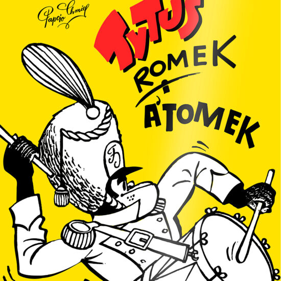 Kolekcjonerski plakat z komiksu Tytus, Romek i A'Tomek - "Tytus Kapelmajster"