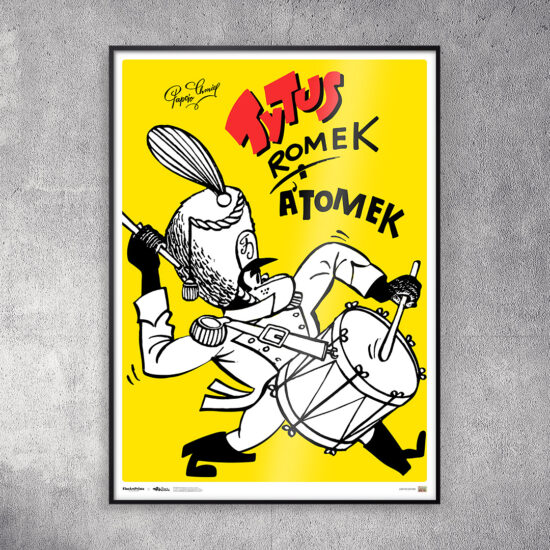 Kolekcjonerski plakat z komiksu Tytus, Romek i A'Tomek - "Tytus Kapelmajster"