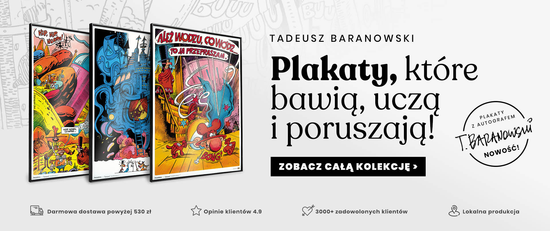Plakaty kolekcjonerskie Tadeusz Baranowski x Fine Art Prints.