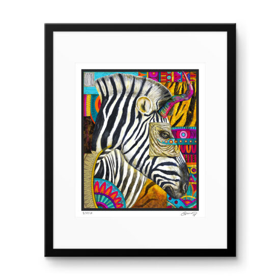 “Bastard-Zebra”, Wojciech Brewka. Kolekcjonerska inkografia (giclée)