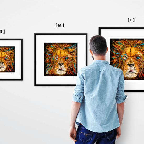 “Lion”, Wojciech Brewka. Collector's giclée print