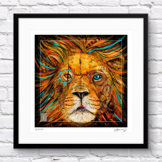 “Lion”, Wojciech Brewka. Collector's giclée print