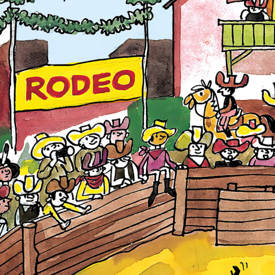 Kolekcjonerski plakat z komiksu Tytus, Romek i A'Tomek - "Wielkie Rodeo"