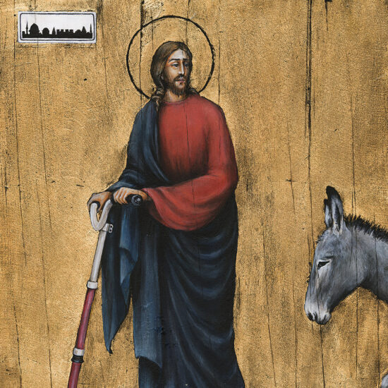 A modern take on the religious icon – Jesus on a scooter in Borys Fiodorowicz’s "Entry. Episode Two."