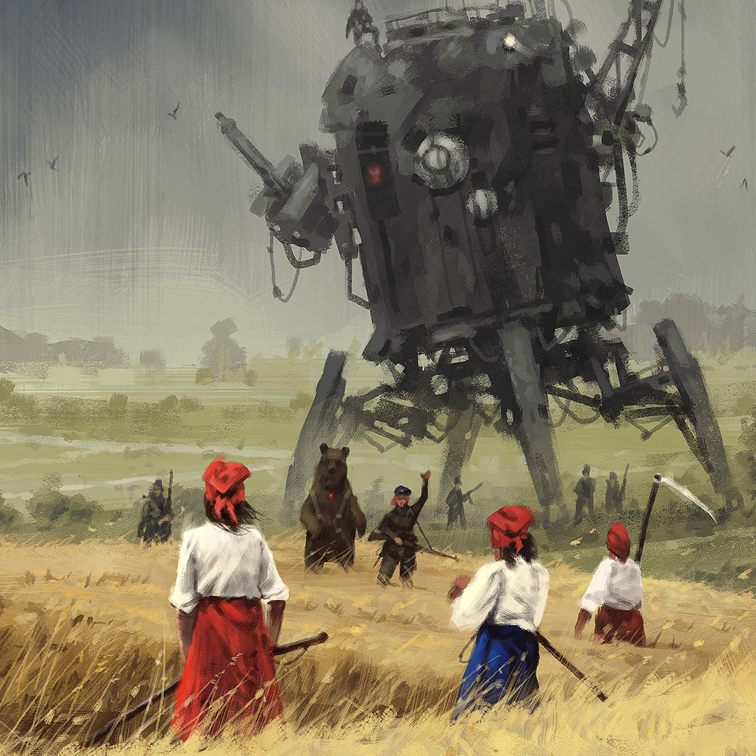 Jakub Różalski (Mr. Werewolf) - 1920 - Bear in hurry - obrazek 4