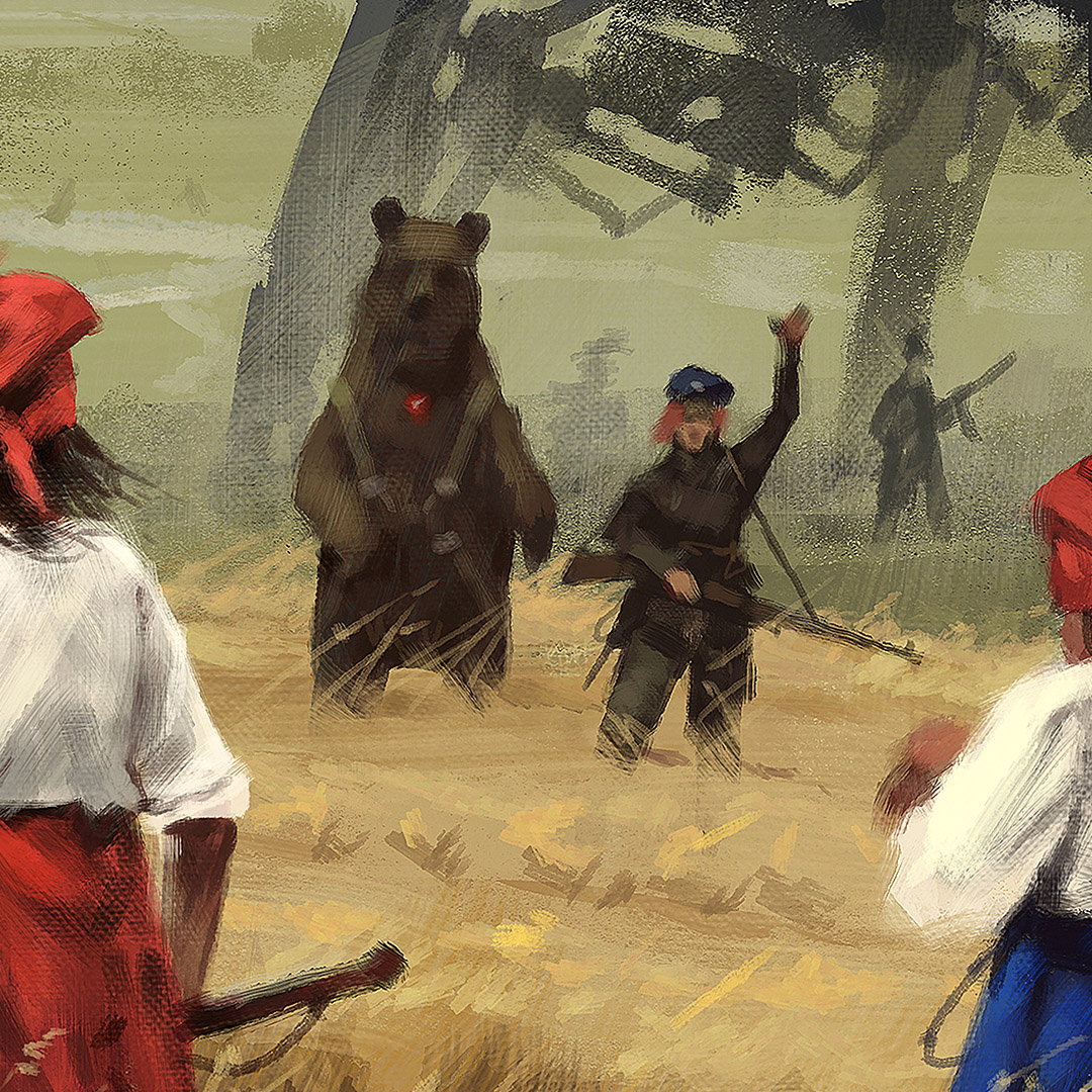 Jakub Różalski (Mr. Werewolf) - 1920 - Bear in hurry - obrazek 8