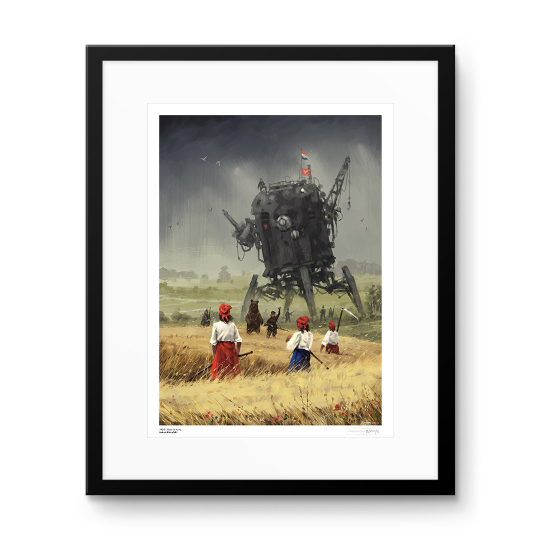 Jakub Różalski (Mr. Werewolf) - 1920 - Bear in hurry