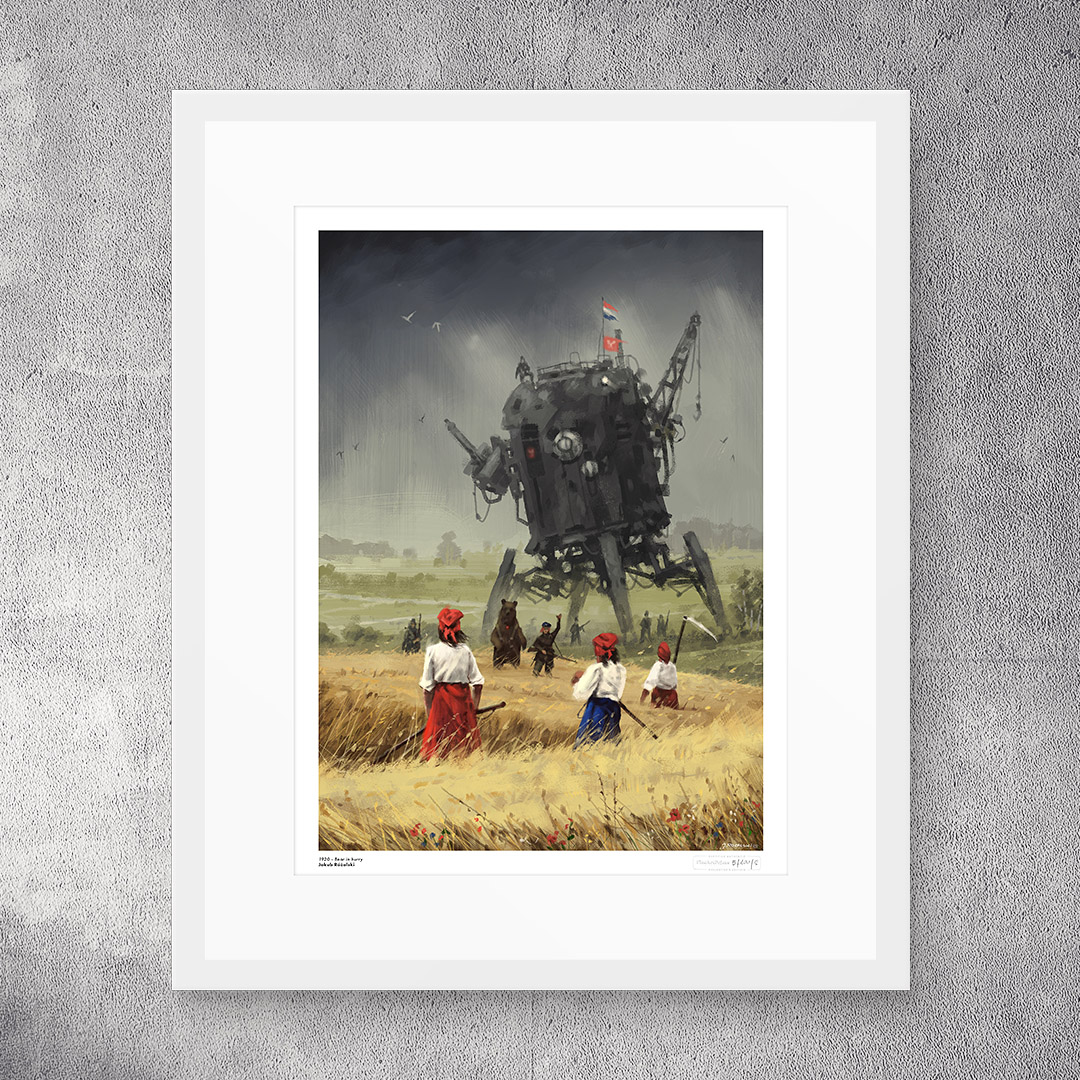 Jakub Różalski (Mr. Werewolf) - 1920 - Bear in hurry - obrazek 3