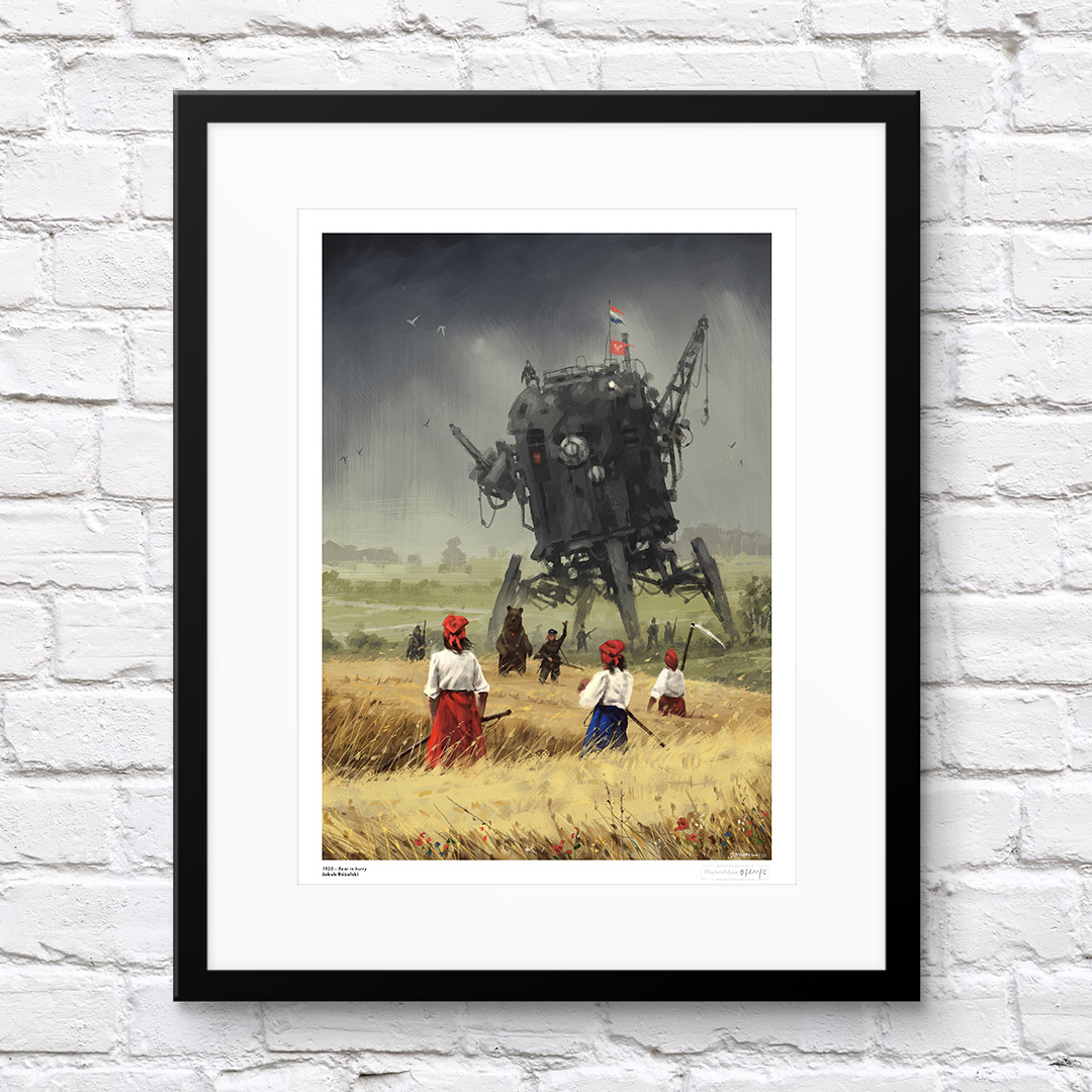 Jakub Różalski (Mr. Werewolf) - 1920 - Bear in hurry - obrazek 2