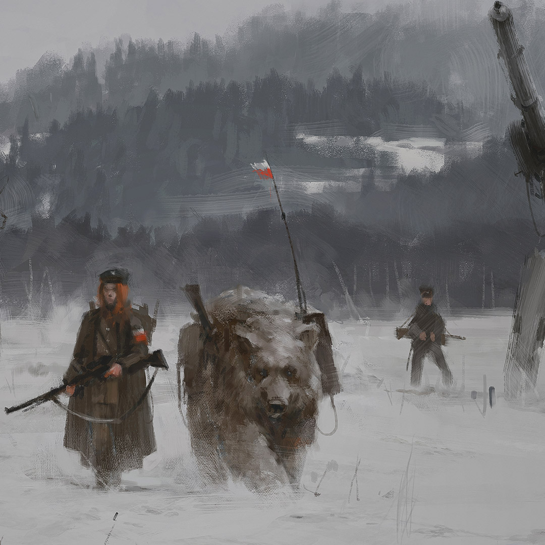 Jakub Różalski (Mr. Werewolf) - 1920 - Winter patrol - obrazek 6