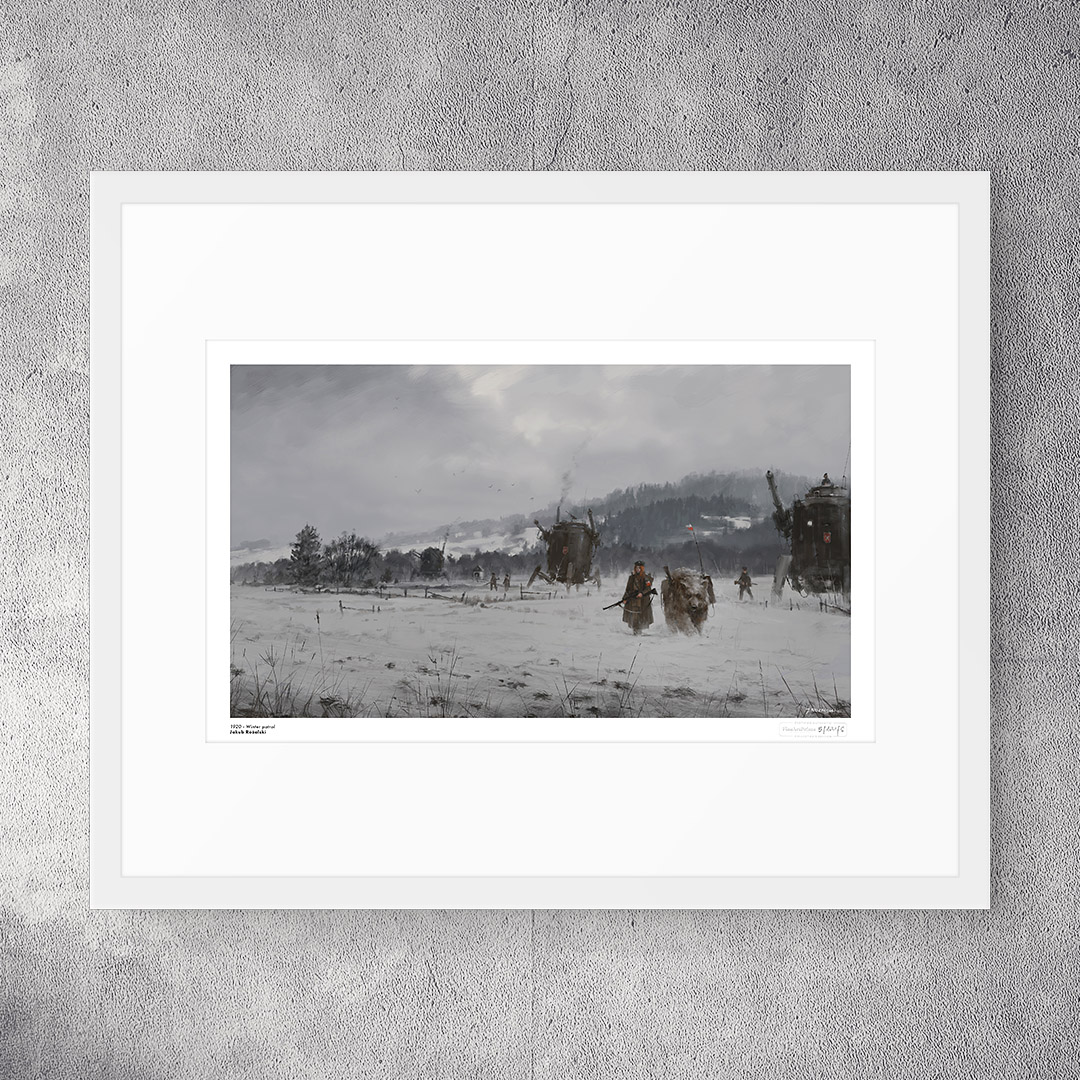 Jakub Różalski (Mr. Werewolf) - 1920 - Winter patrol - obrazek 3