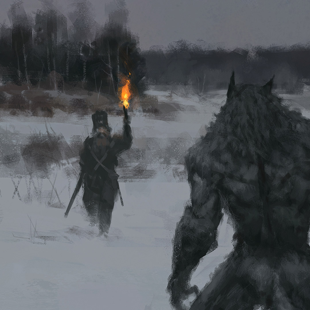 Jakub Różalski (Mr. Werewolf) - Hunting at night - obrazek 6