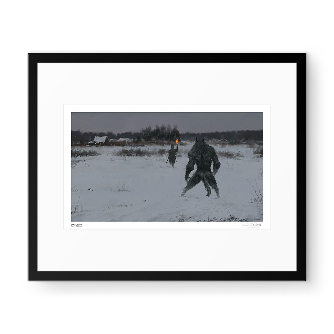 Jakub Różalski (Mr. Werewolf) - Hunting at night