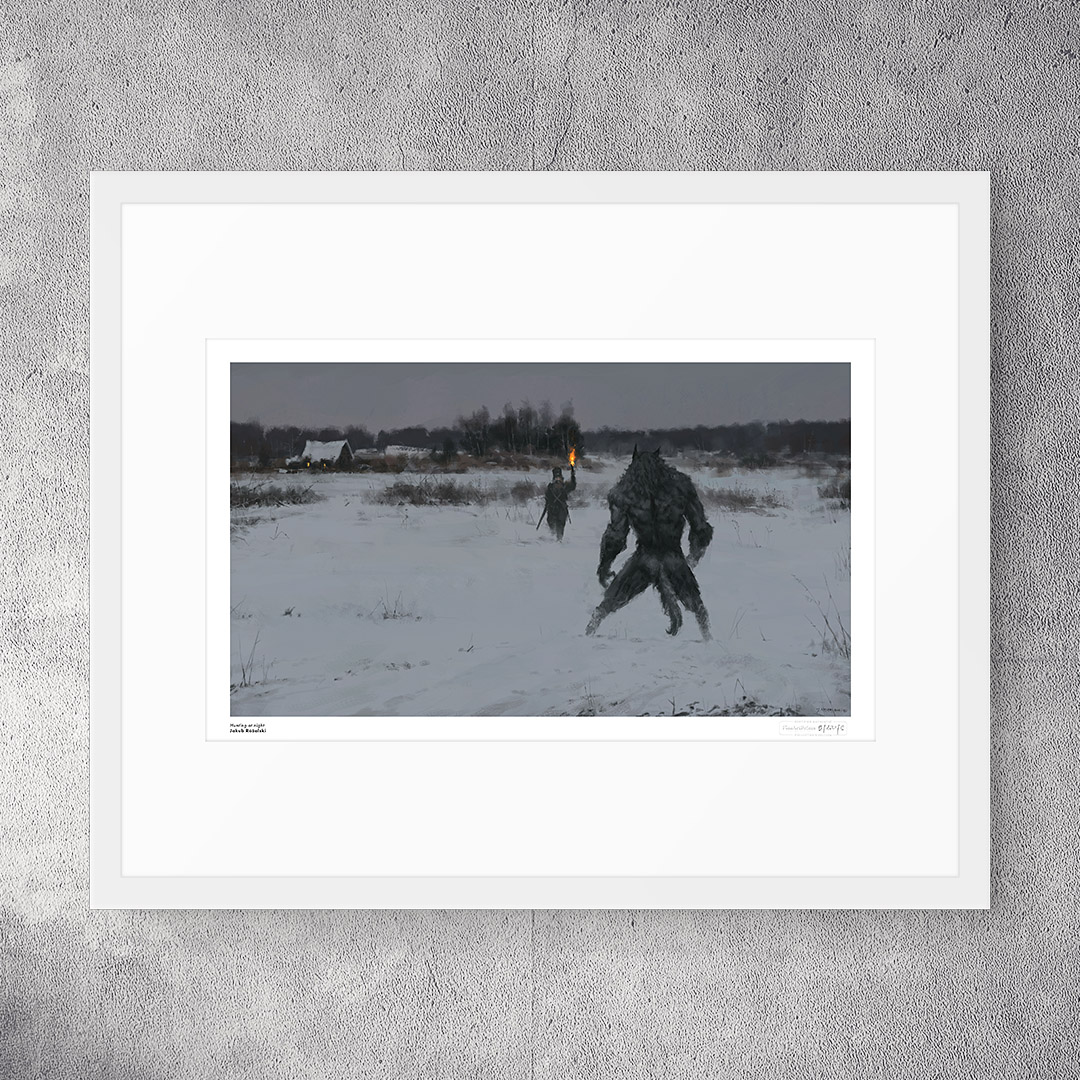 Jakub Różalski (Mr. Werewolf) - Hunting at night - obrazek 3