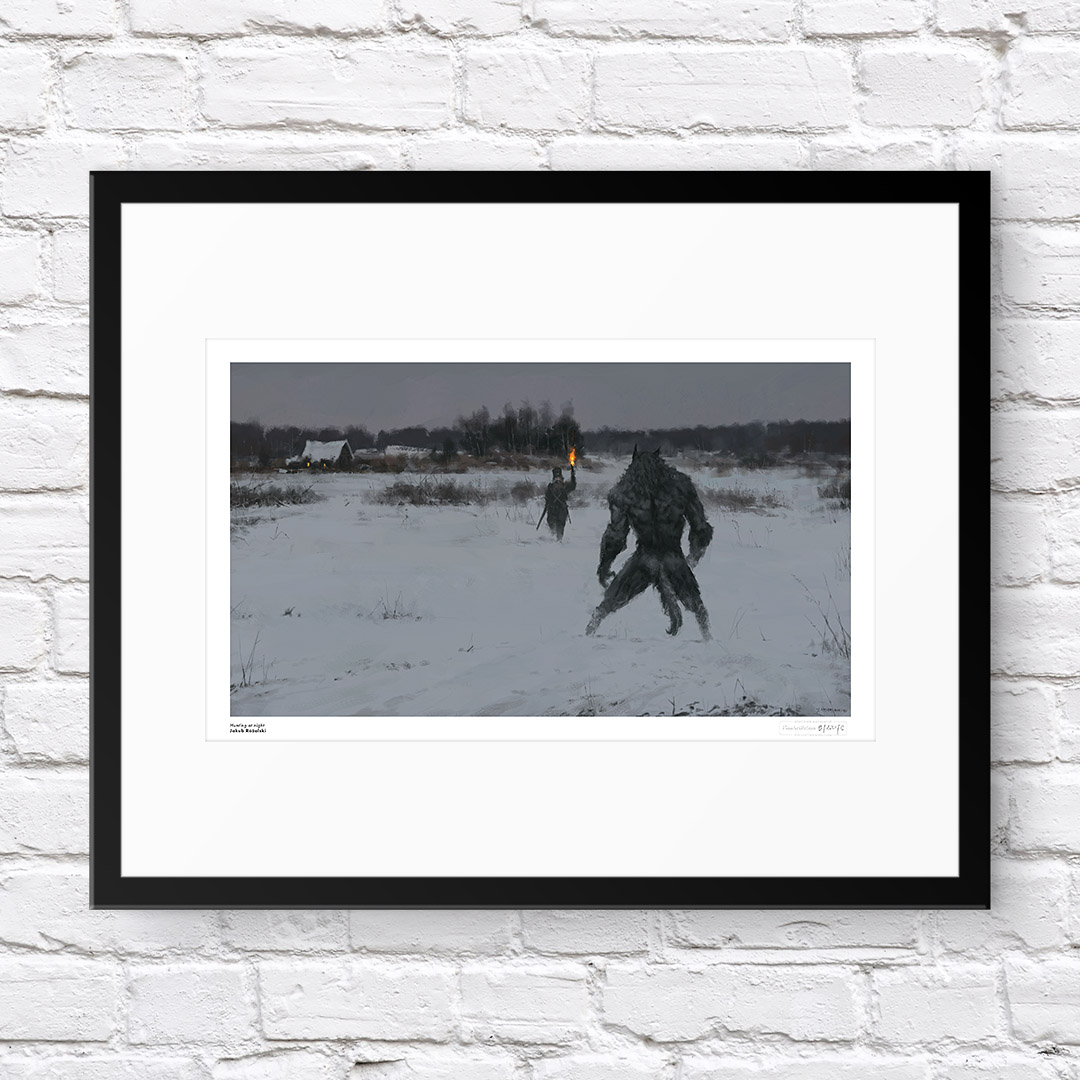 Jakub Różalski (Mr. Werewolf) - Hunting at night - obrazek 2